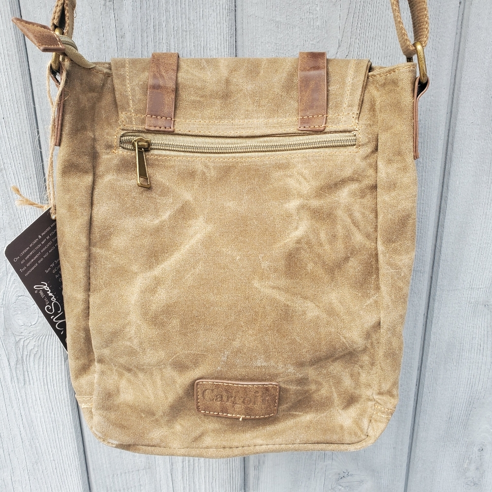 NEW 💥 CargoIt Flap Over Crossbody Canvas Bag - Picture 8 of 8